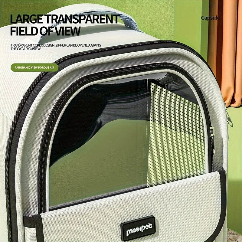 Pet Carrier Backpack – Transparent Space Capsule 🚀🐾