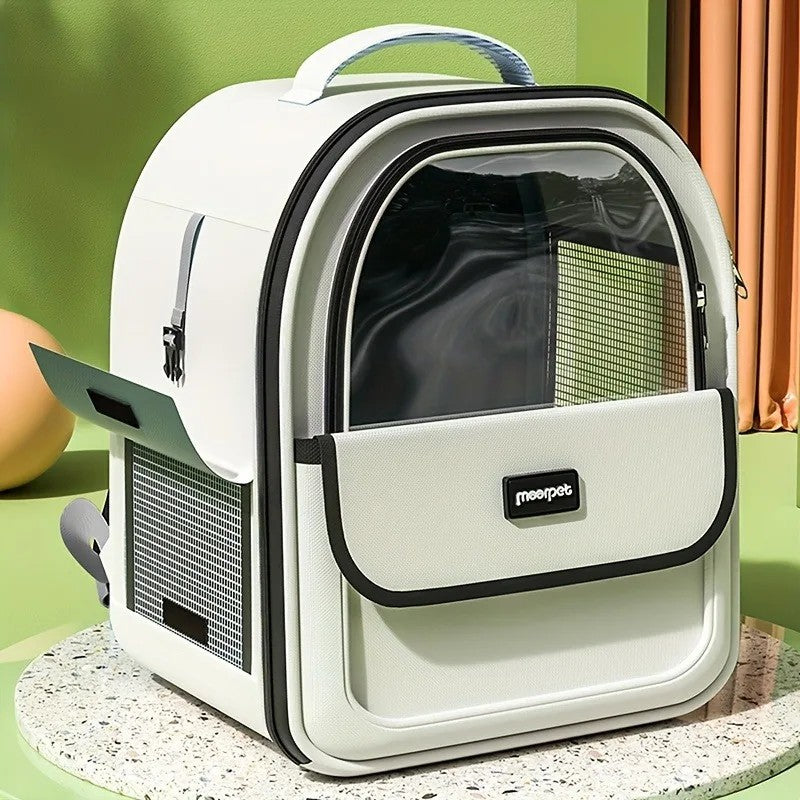 Pet Carrier Backpack – Transparent Space Capsule 🚀🐾